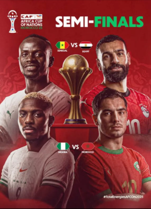 AFCON Semi-Final Showdown: Super Eagles Land in Rabat to Silence Hosts Morocco