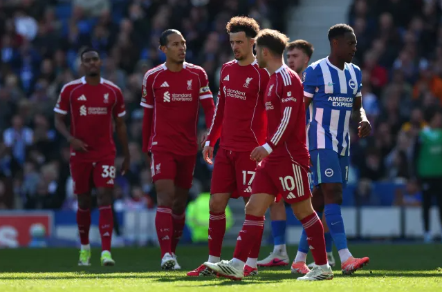 'ABSOLUTELY BULLIED' SHEARER SLAMS LIVERPOOL DEFENSIVE DUO AFTER BRIGHTON HUMBLING