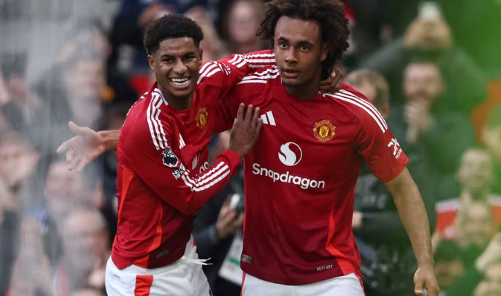 Manchester United Thrash Everton 4-0 Rashford and Zirkzee Shine at Old Trafford