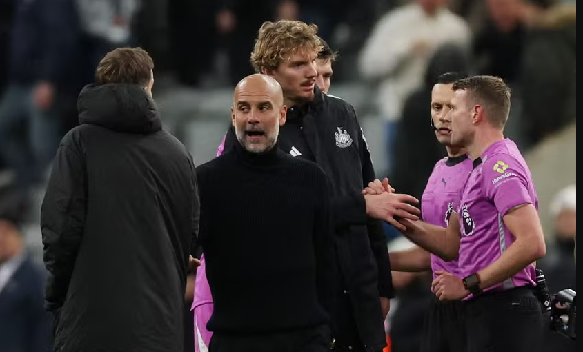All Guardiola said in disappointment to the massive loss to newcastle