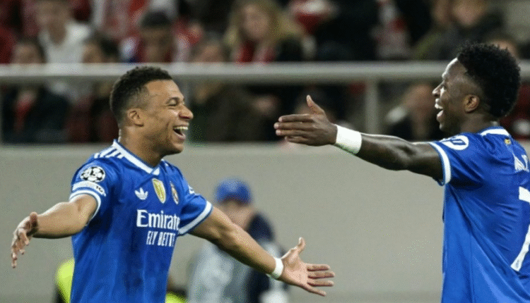 Mbappé Scores Four as Real Madrid Survive Seven-Goal Thriller in Greece