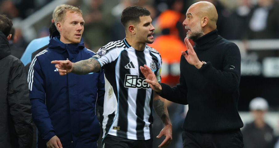 Guimaraes Hails "Fighting Mentality" as Newcastle Stun Man City at St James’ Park