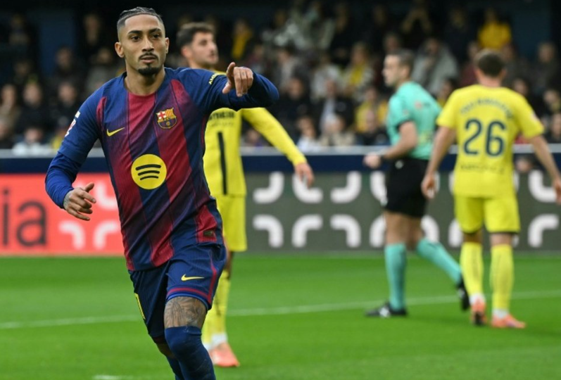Barca's Raphinha and Yamal Strike as Ten-Man Villarreal is Beaten to Maintain Title Charge