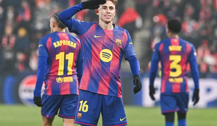 Fermin Lopez brace bails out Barca in Champions League scrap as Pedri injury mars victory