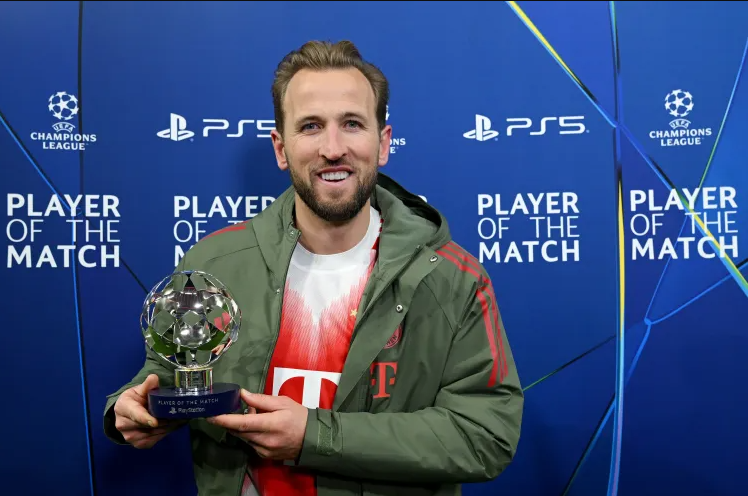 Kane Bails Out Bumbling Bayern with Brace to Claim UEFA Award