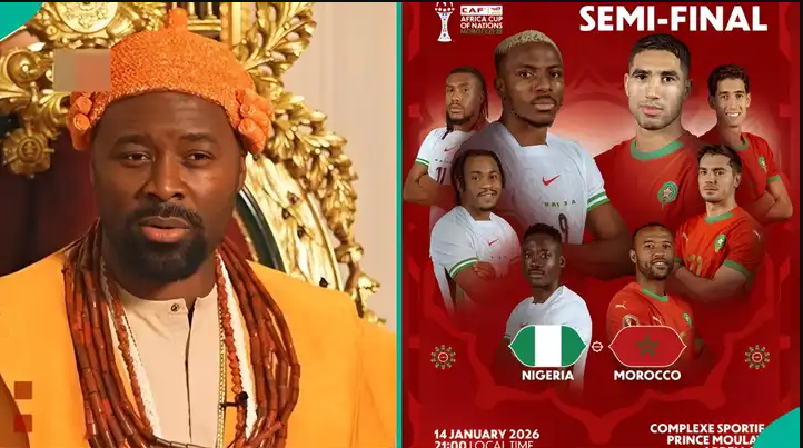 Nigeria's King Fuels AFCON Fire: Olu of Warri's "Pitch Na Pitch" Dig at Morocco Ahead of Semis