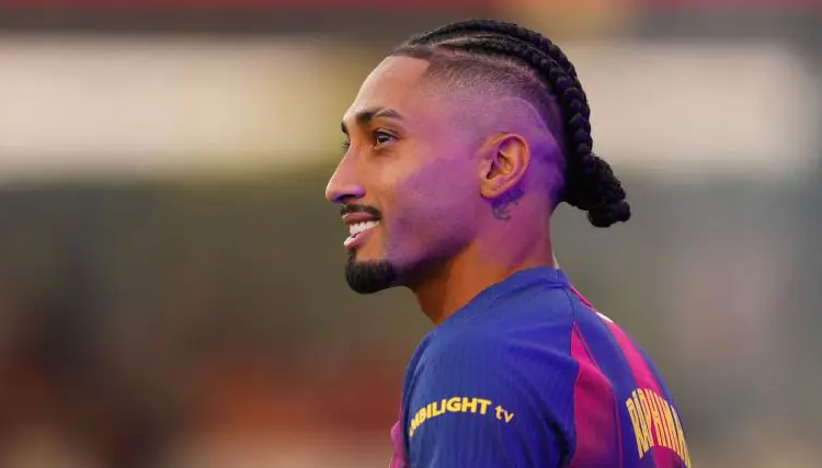 Blow for Barça as Raphinha Ruled Out of Cup Clash with Muscle Injury
