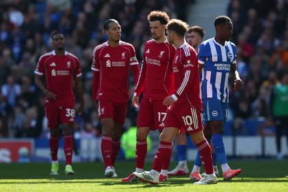 'ABSOLUTELY BULLIED' SHEARER SLAMS LIVERPOOL DEFENSIVE DUO AFTER BRIGHTON HUMBLING