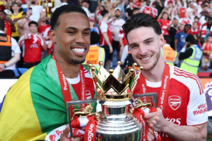 Rice, Raya and Gabriel make PFA Player of the Year shortlist as Arsenal dominate nominations