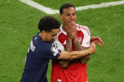 'The best centre back in the world' Marquinhos reveals heartfelt message to Gabriel after Champions League heartbreak